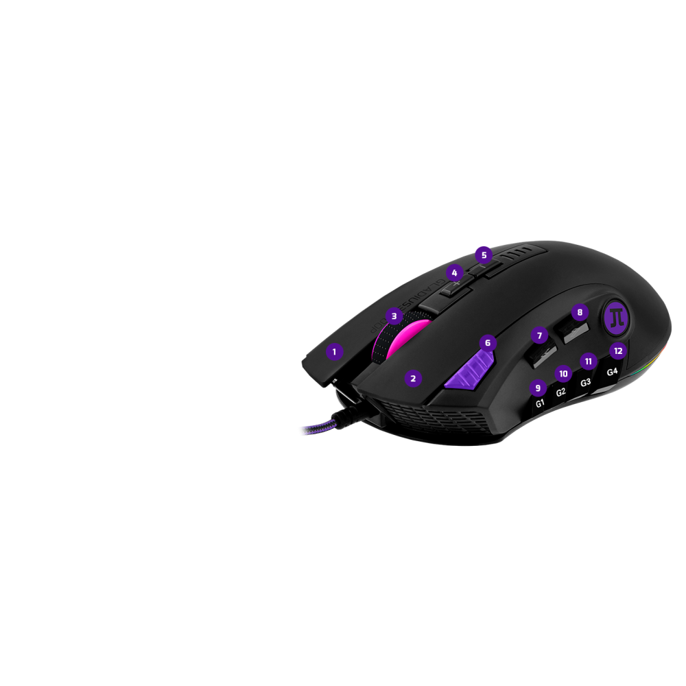 Mouse Primus Gaming Gladius 32000 DPI - RGB