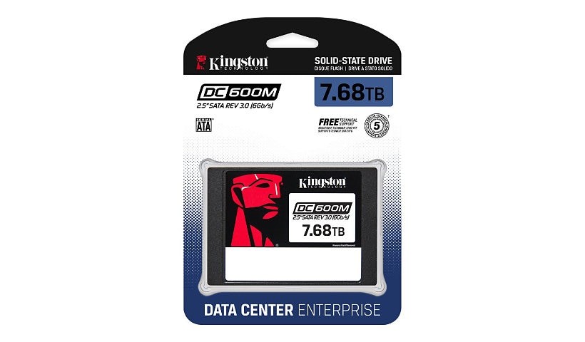 KINGSTON DATACENTER 600M SSD 7.68TB 560/530MB/S Sata 2.5"