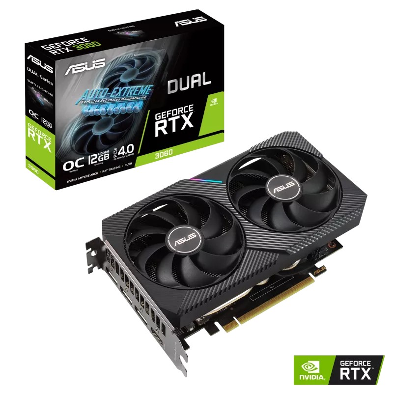 ASUS Dual GeForce RTX™ 3060 V2 OC Edition 12GB GDDR6