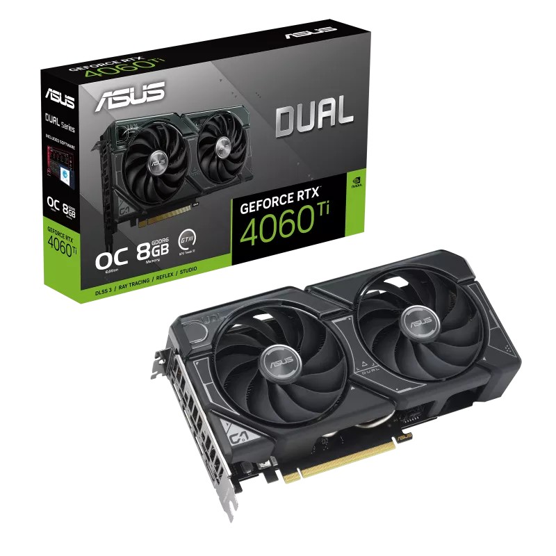 ASUS Dual RTX™ 4060 Ti OC Edition 8GB GDDR6