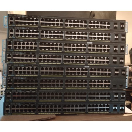 Cisco WS-C2960X-48FPS-L Catalyst 2960-X 48 GigE PoE 740W 4x1 Refurbished - WebRedes Store