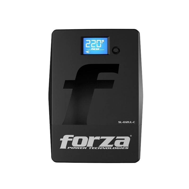 UPS Interactiva Forza SL Series 600VA/360W, 220V, 4 Salidas, 1-IEC RJ45, LCD táctil, Forza Tracker