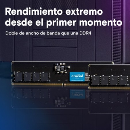 Crucial MEMORIA RAM 8GB DDR5 4800 UDIMM