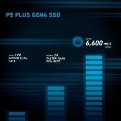 NVME Crucial P5 Plus 500GB 3D NAND PCIe M.2 SSD