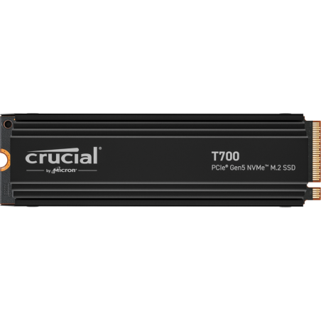 Crucial SSD T700 4000GB PCIe Gen5 NVMe M2 CON DISIPADOR