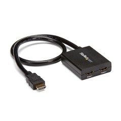 Multiplicador de Video HDMI de 2 Puertos - Splitter HDMI 4k 30Hz de 2x1 Alimentado por USB