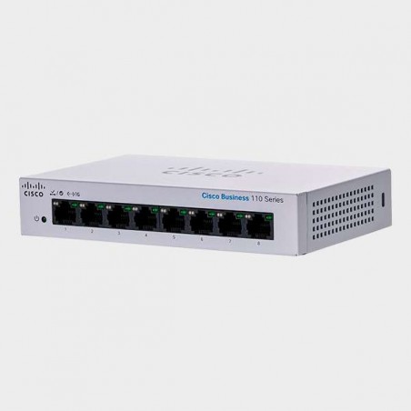 Cisco Business 110 Series 110-8T-D - Conmutador - sin gestio