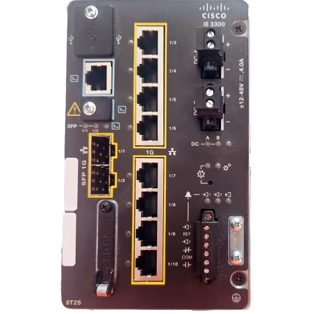 IE-3300-8T2S-E | Catalyst IE3300 Switch, 8xGE PoE+/2xGE SFP/Modular - WebRedes Store