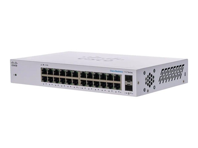 Switch Cisco Business 110 CBS110-24T-NA 24 Puertos Gigabit + 2 SFP