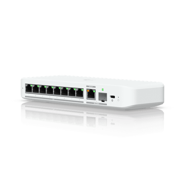 Switch Ubiquiti UniFi USW-Flex-2.5G-8 8 Puertos Multi-Gigabit 2.5G